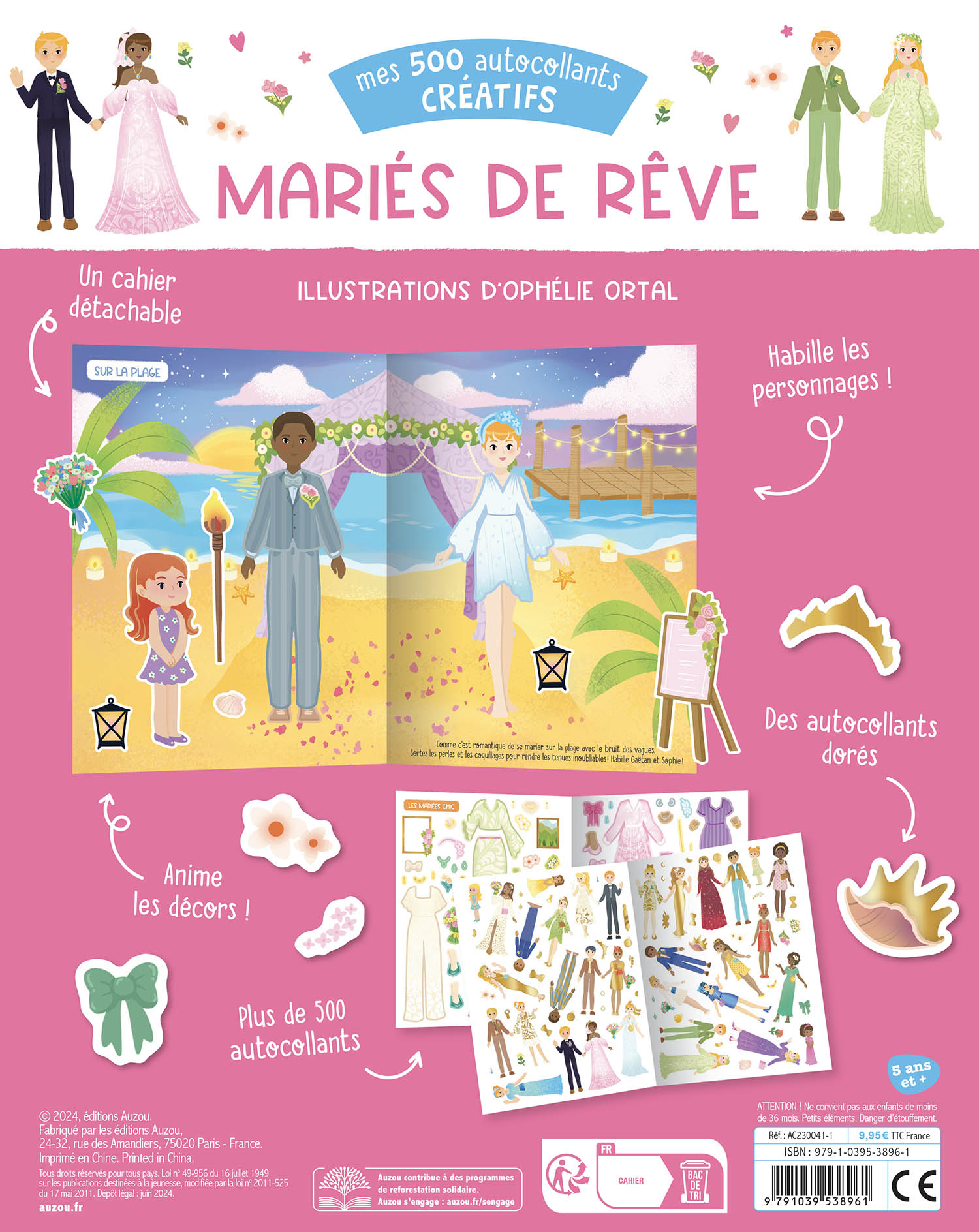 Mes 500 Autocollants Créatifs - Mariages De Rêve Mes 500 Autocollants Créatifs - Mariages De Rêve