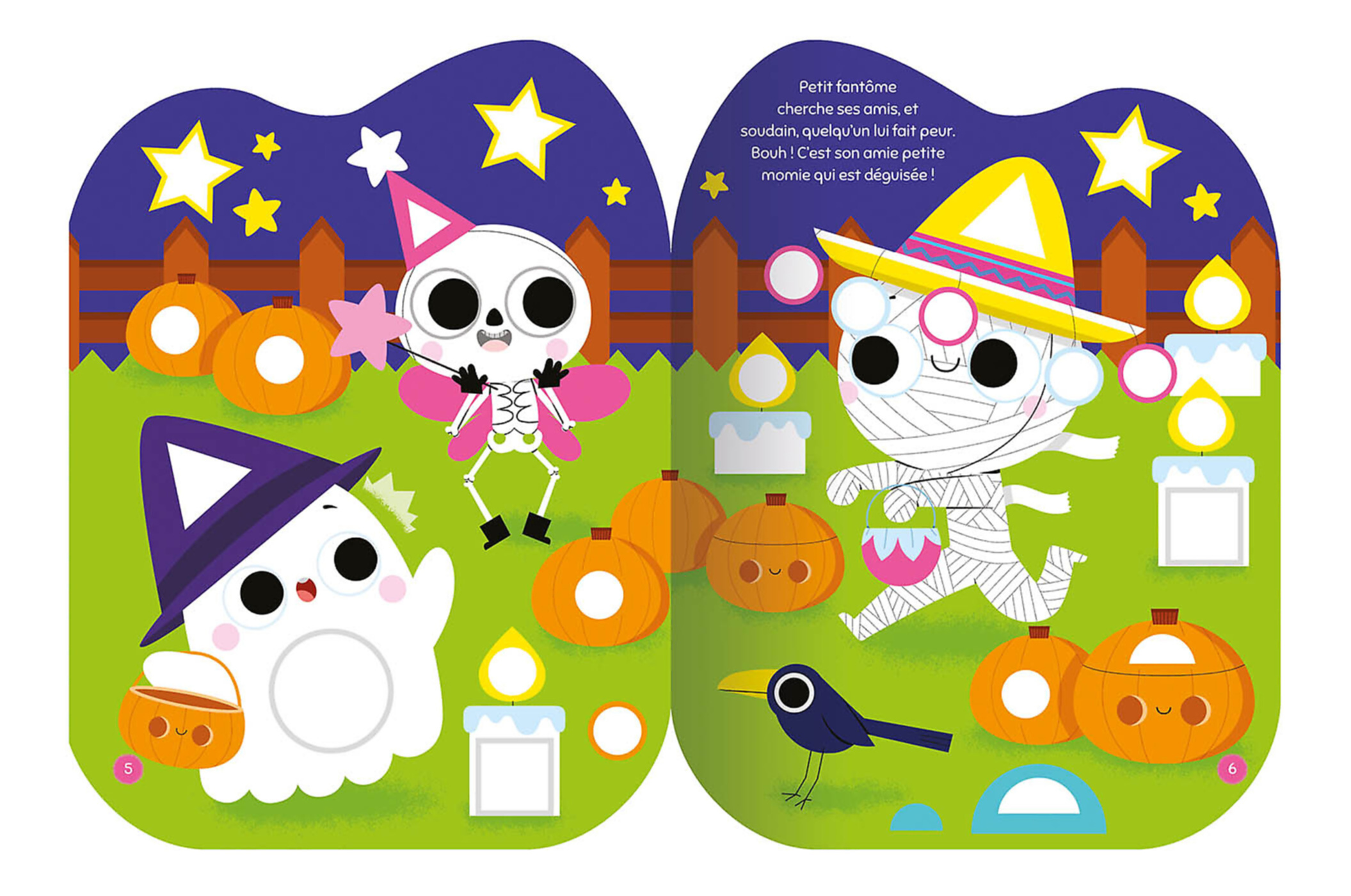 Gommettes Formes - L'aventure De Petit Fantôme