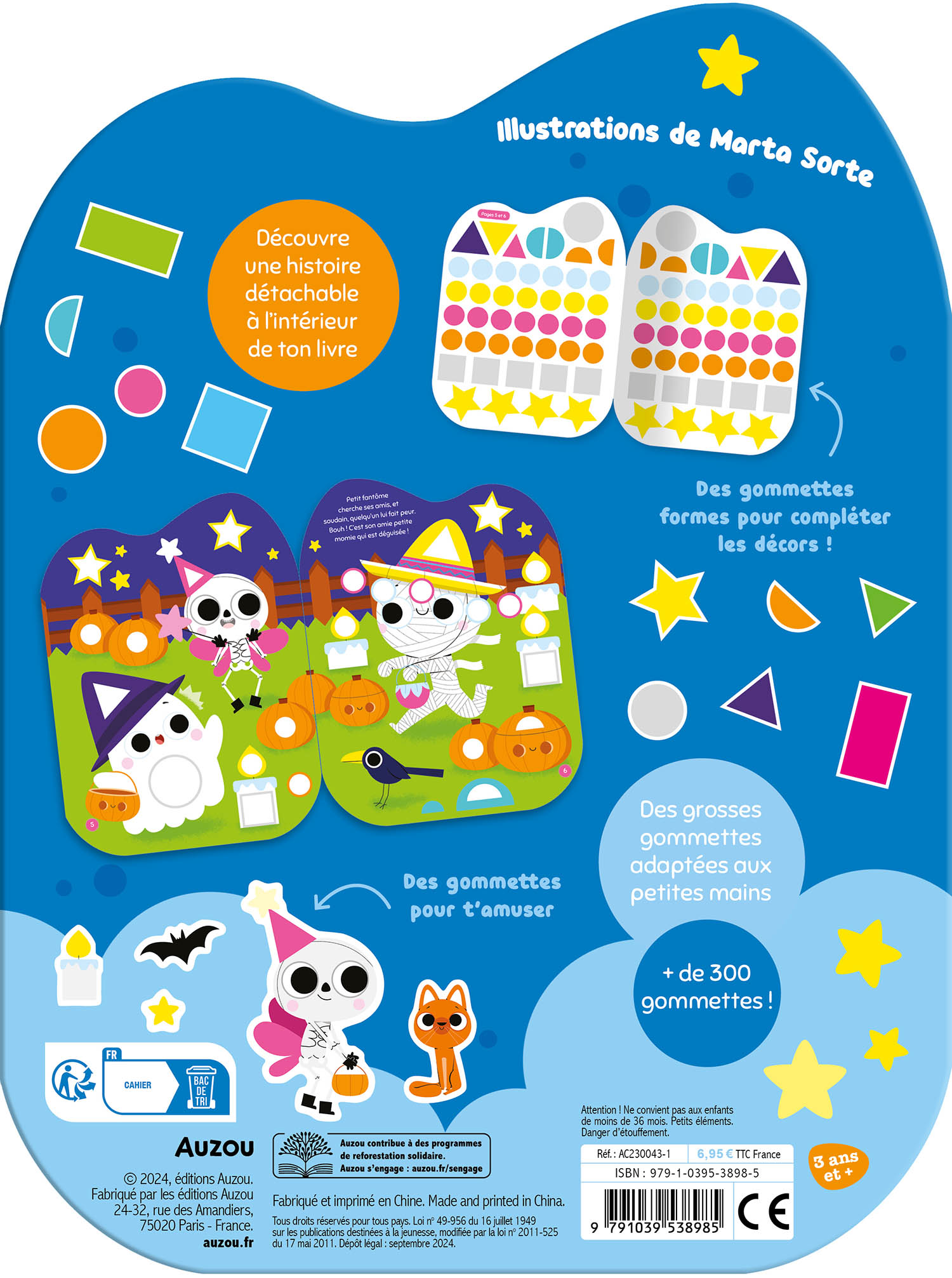 Gommettes Formes - L'aventure De Petit Fantôme Gommettes Formes - L'aventure De Petit Fantôme