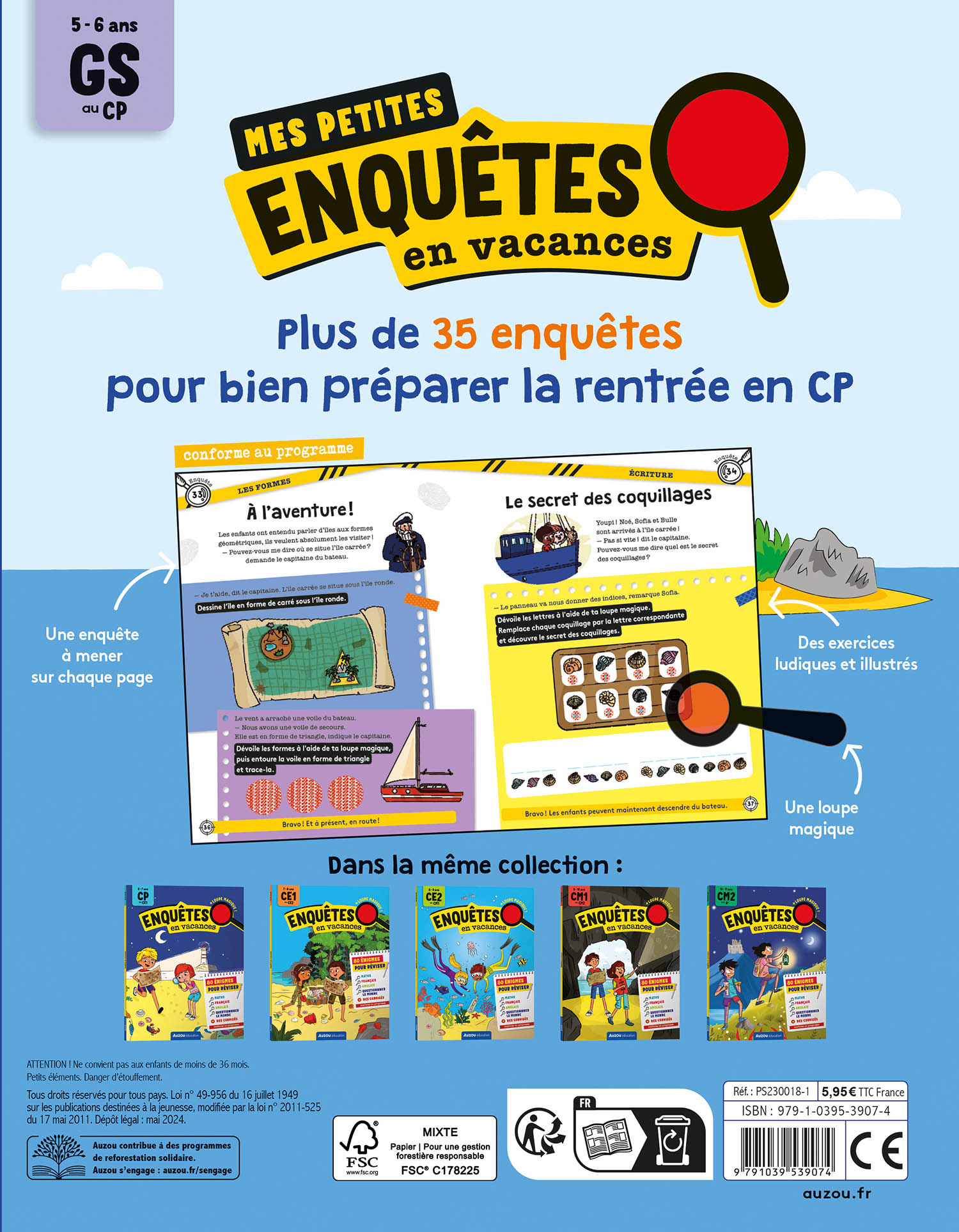 Mes Petites Enquêtes En Vacances - De La Gs Au Cp - 2026 Mes Petites Enquêtes En Vacances - De La Gs Au Cp - 2026