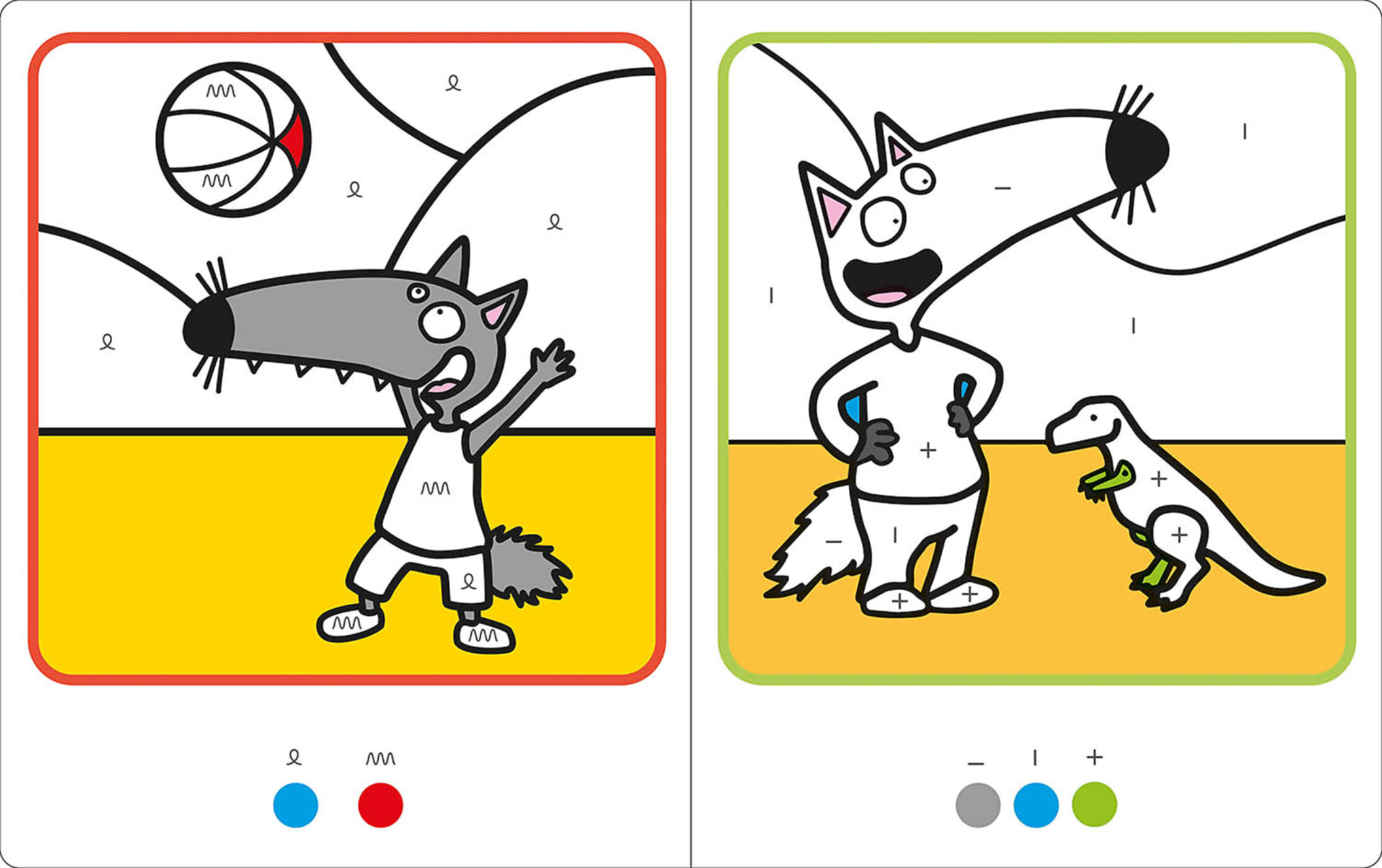 P'tit Loup - Mes Coloriages Magiques - Tracés Et Formes