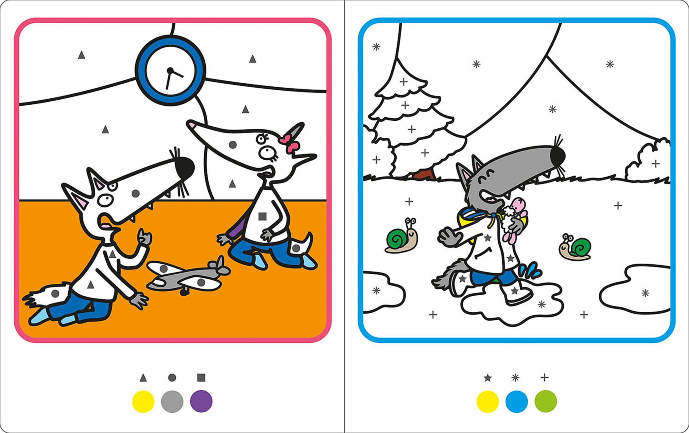 P'tit Loup - Mes Coloriages Magiques - Tracés Et Formes P'tit Loup - Mes Coloriages Magiques - Tracés Et Formes