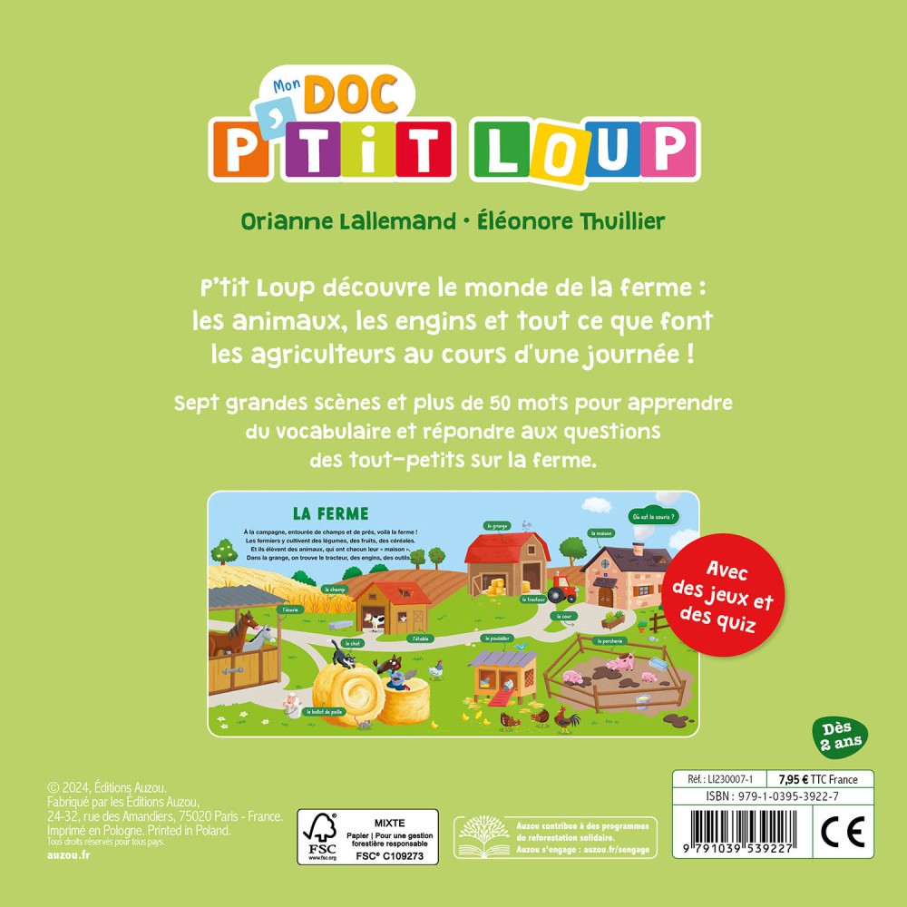 Mon Doc P'tit Loup - La Ferme Mon Doc P'tit Loup - La Ferme