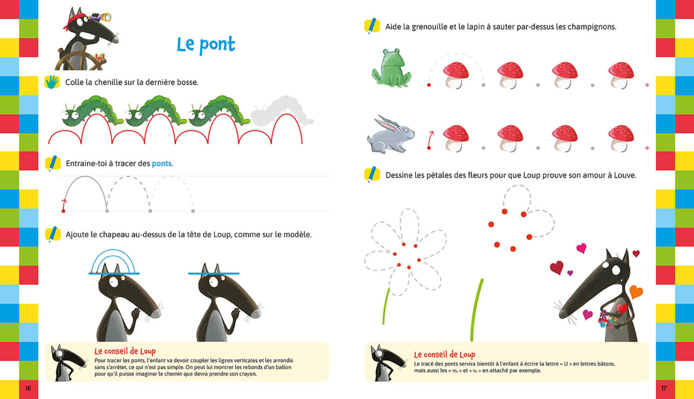 Je Me Prépare À L'écriture Avec Loup - Les Tracés Et Les Formes Je Me Prépare À L'écriture Avec Loup - Les Tracés Et Les Formes
