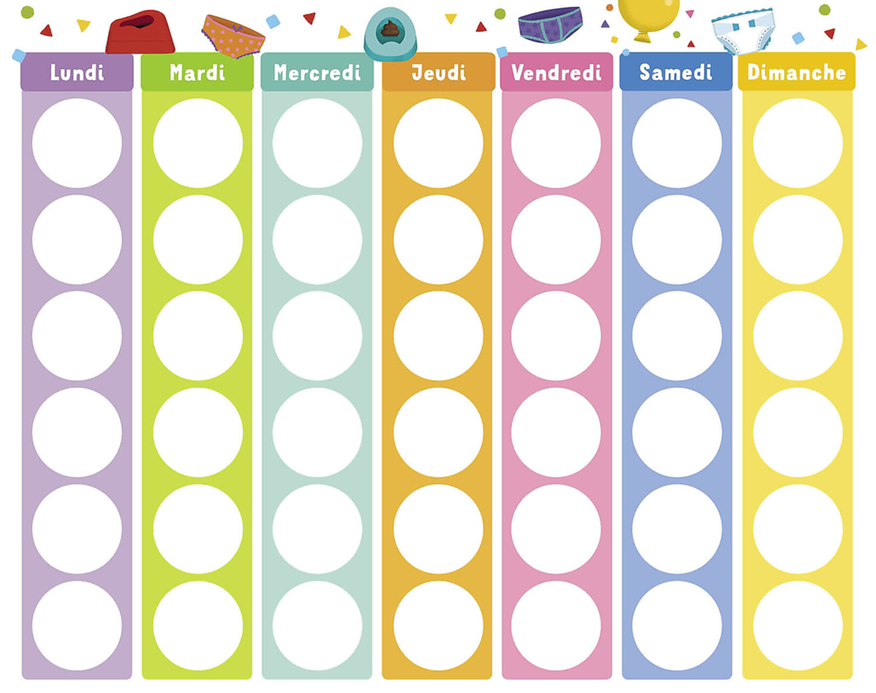 Je Vais Sur Le Pot - Mon Cahier De Gommettes