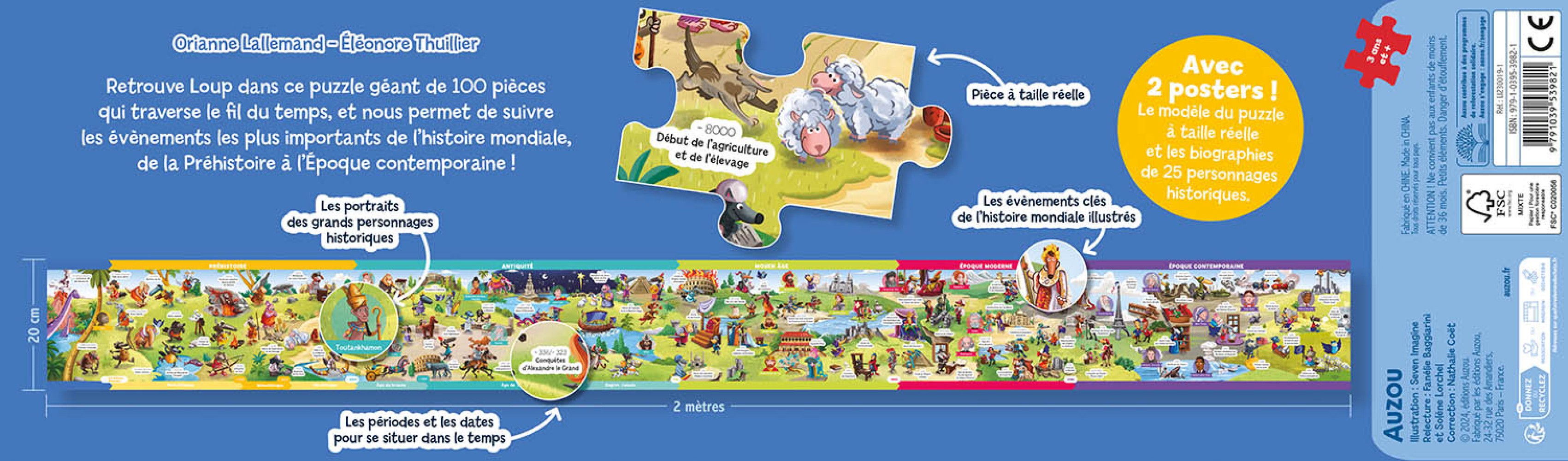 Mon Grand Puzzle De L'histoire Loup