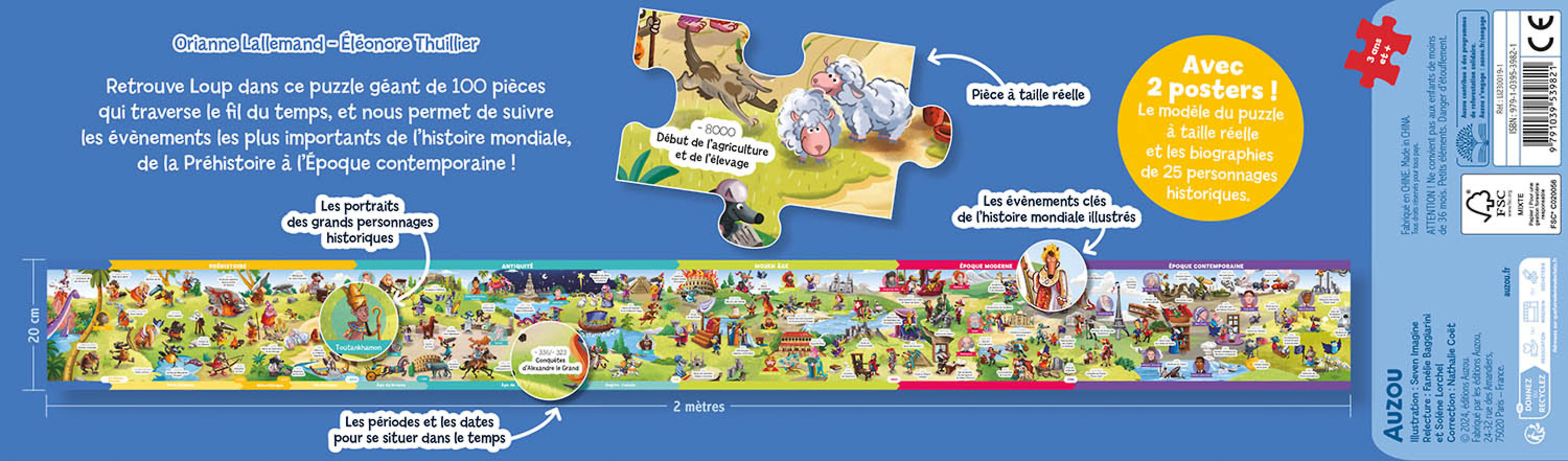 Mon Grand Puzzle De L'histoire Loup