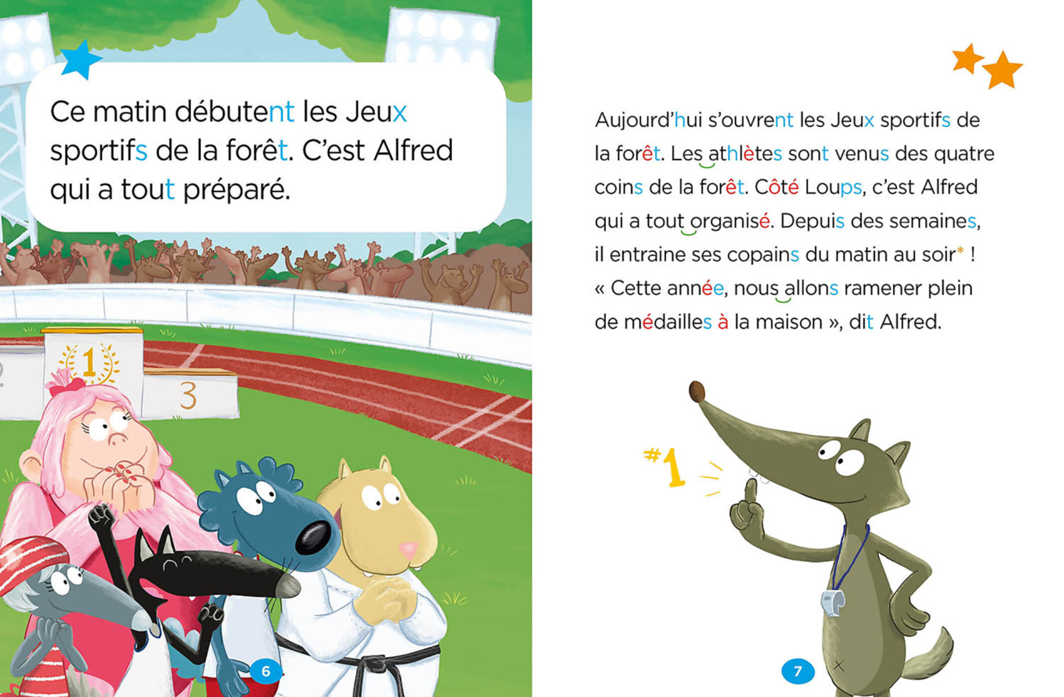 Mes Lectures Du Cp Avec Loup - Les Jeux Sportifs De La Forêt Mes Lectures Du Cp Avec Loup - Les Jeux Sportifs De La Forêt