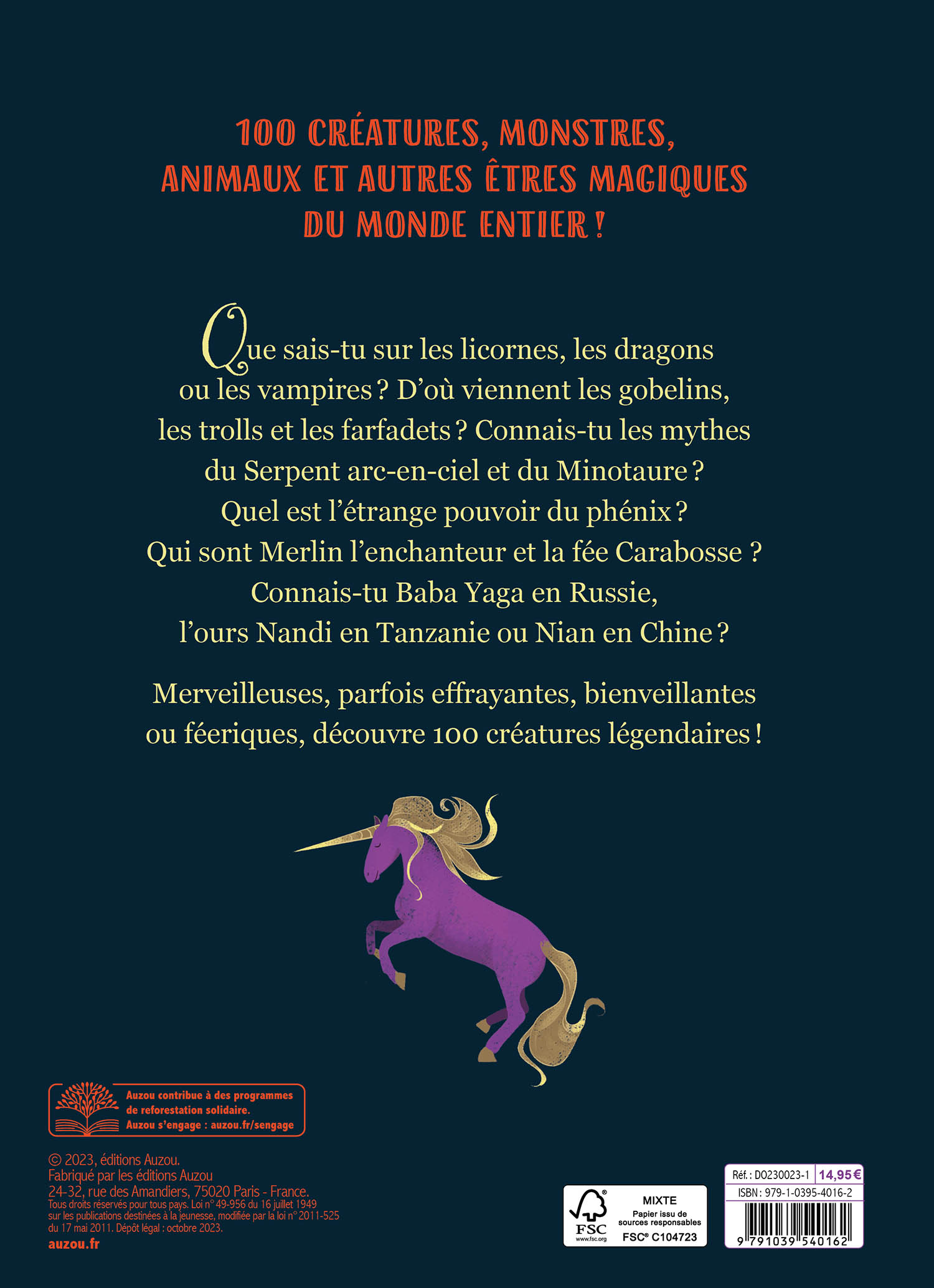 Le Grand Livre Des Créatures Fantastiques