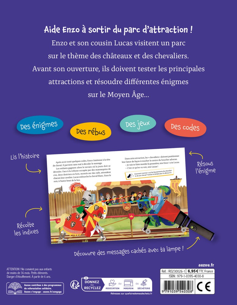 Mon Roman Enigme - Mes Premières Enquêtes - Le Parc Des Chevaliers