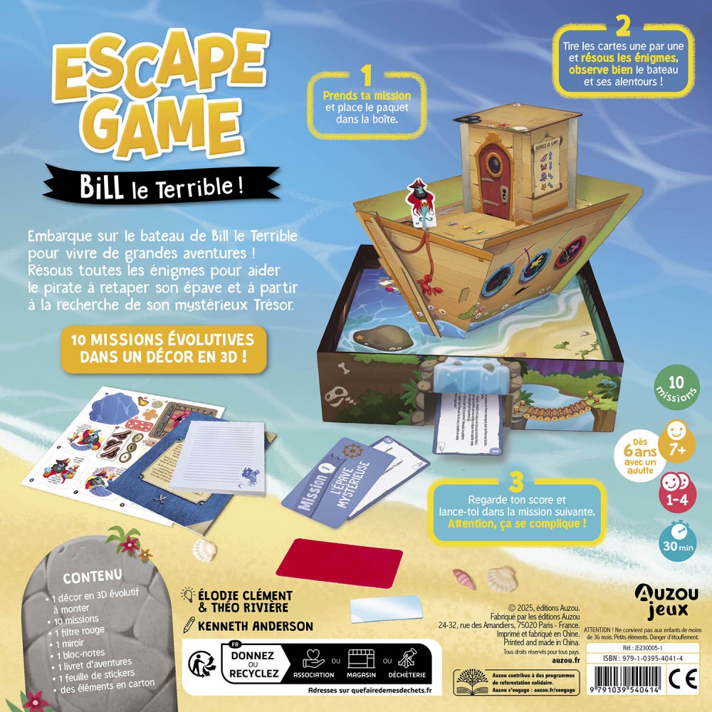 Grand Jeu - Escape Game - Bill Le Terrible !