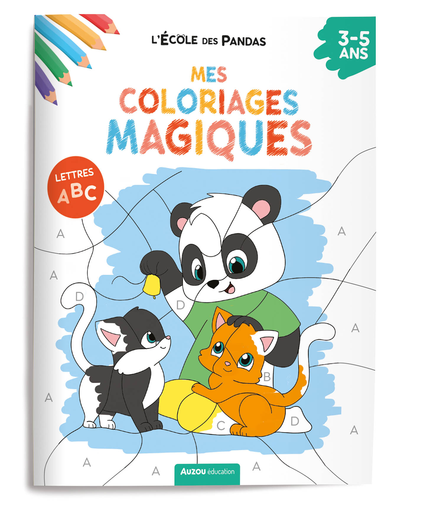 L'école Des Pandas - Mes Coloriages Magiques - Les Lettres