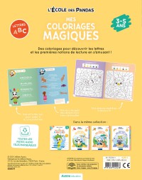 L'école Des Pandas - Mes Coloriages Magiques - Les Lettres