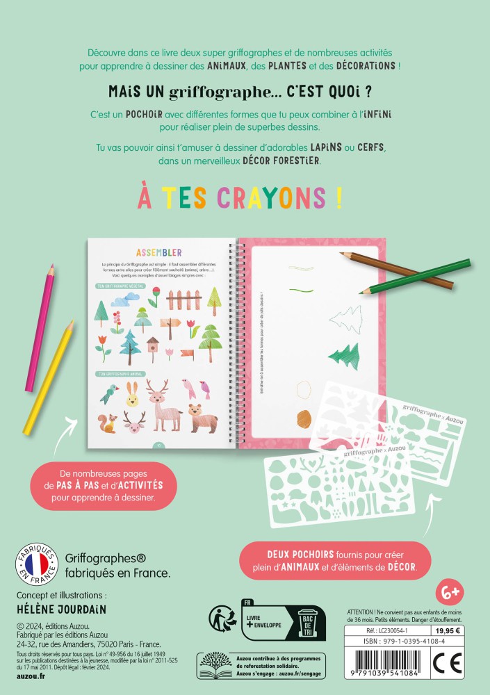 Je Dessine Pas À Pas Avec Le Griffographe - Dans La Forêt Je Dessine Pas À Pas Avec Le Griffographe - Dans La Forêt