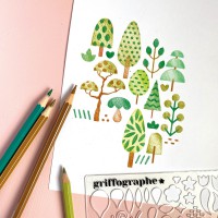 Je Dessine Pas À Pas Avec Le Griffographe - Dans La Forêt Je Dessine Pas À Pas Avec Le Griffographe - Dans La Forêt
