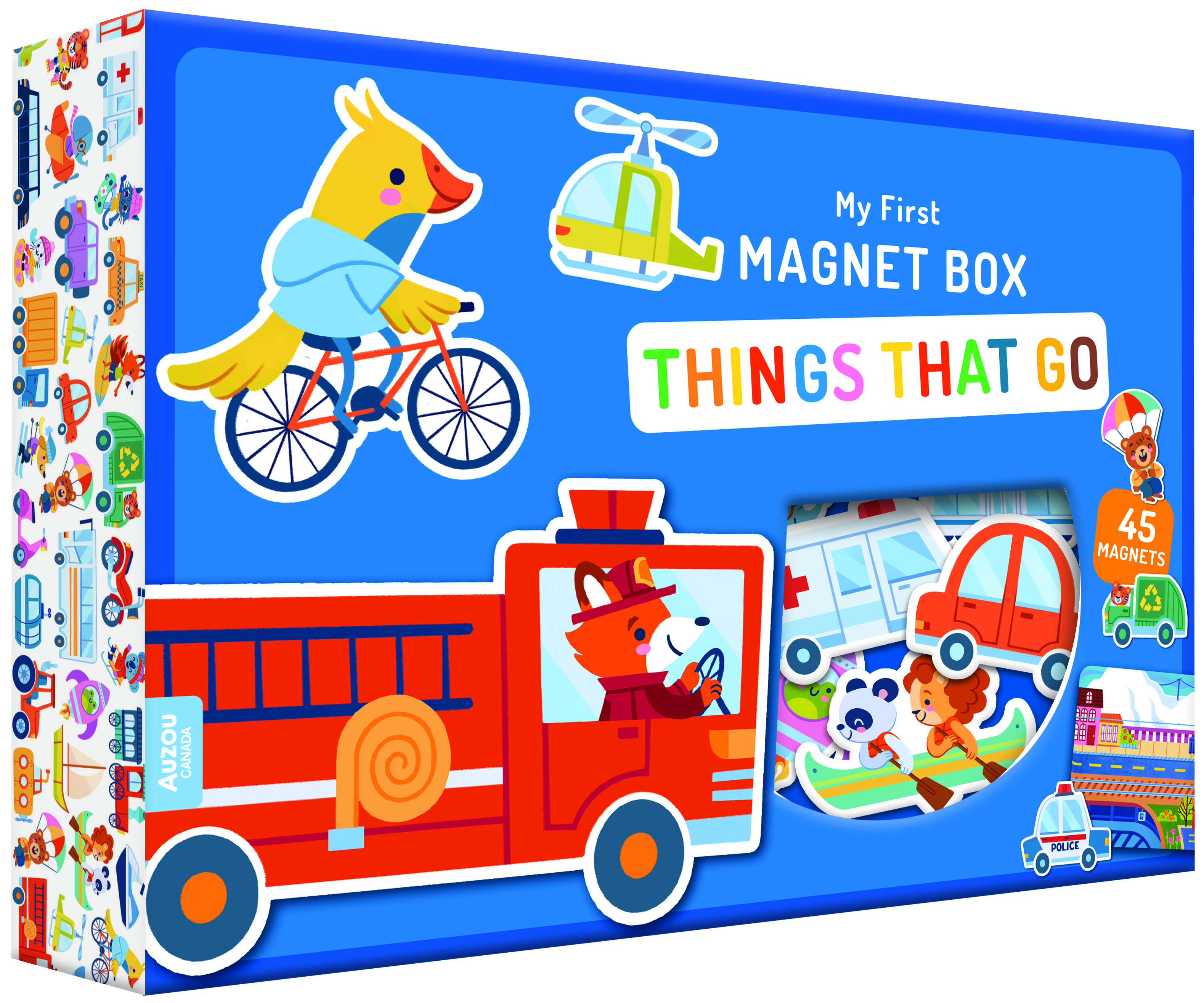 Mon Petit Coffret Aimanté - My First Magnet Box: Things That Go