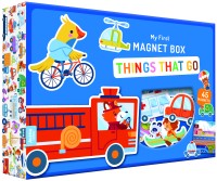 Mon petit coffret aimanté - My first magnet box: things that go