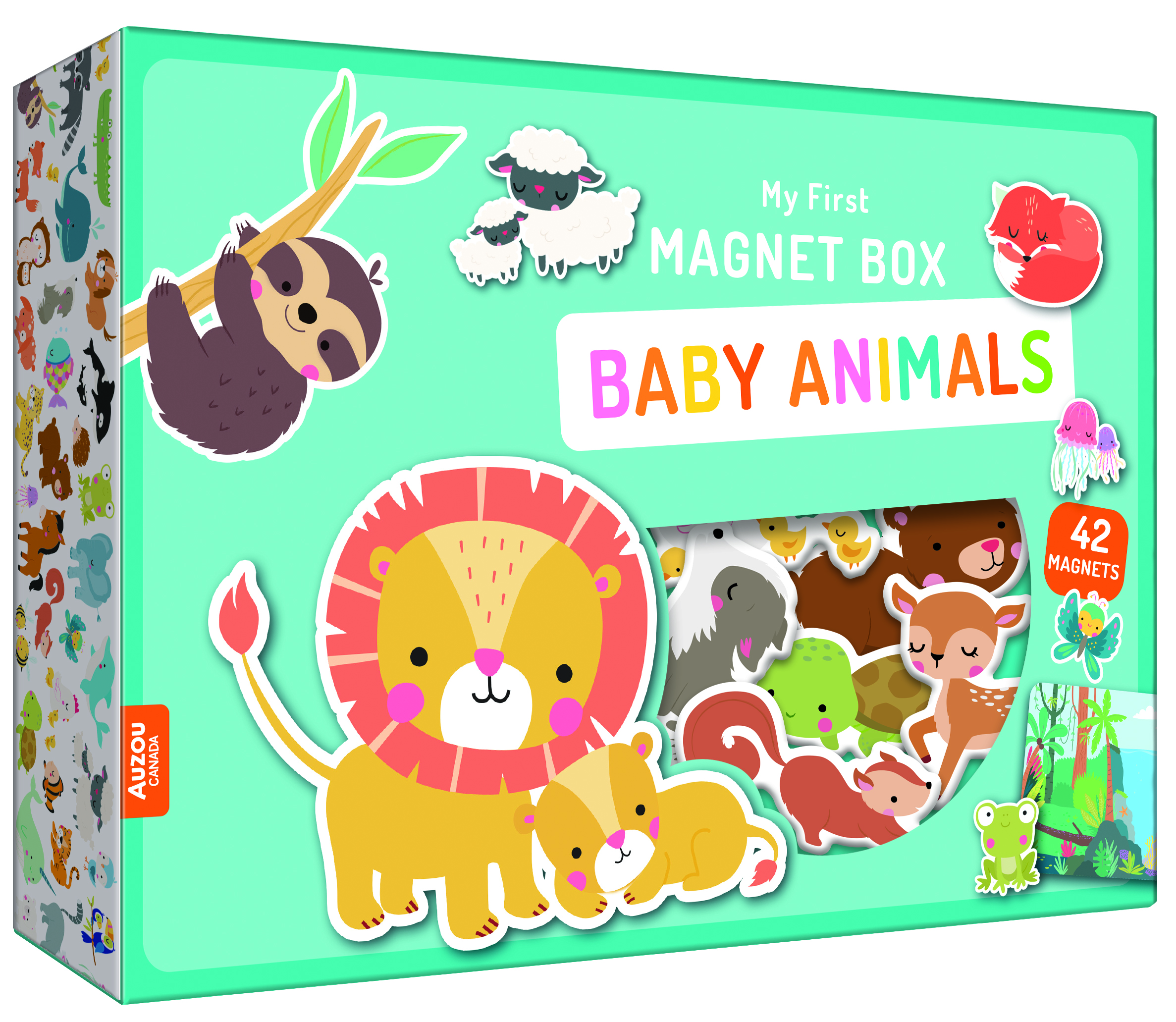 Mon Petit Coffret Aimanté - My First Magnet Box: Baby Animals
