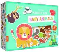 Mon petit coffret aimanté - My first magnet box: baby animals