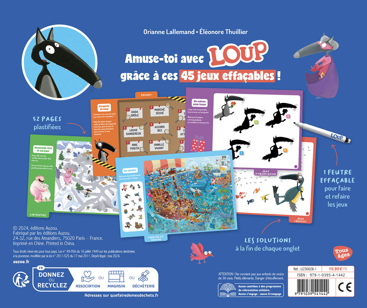 Mes Jeux Effaçables Loup Mes Jeux Effaçables Loup