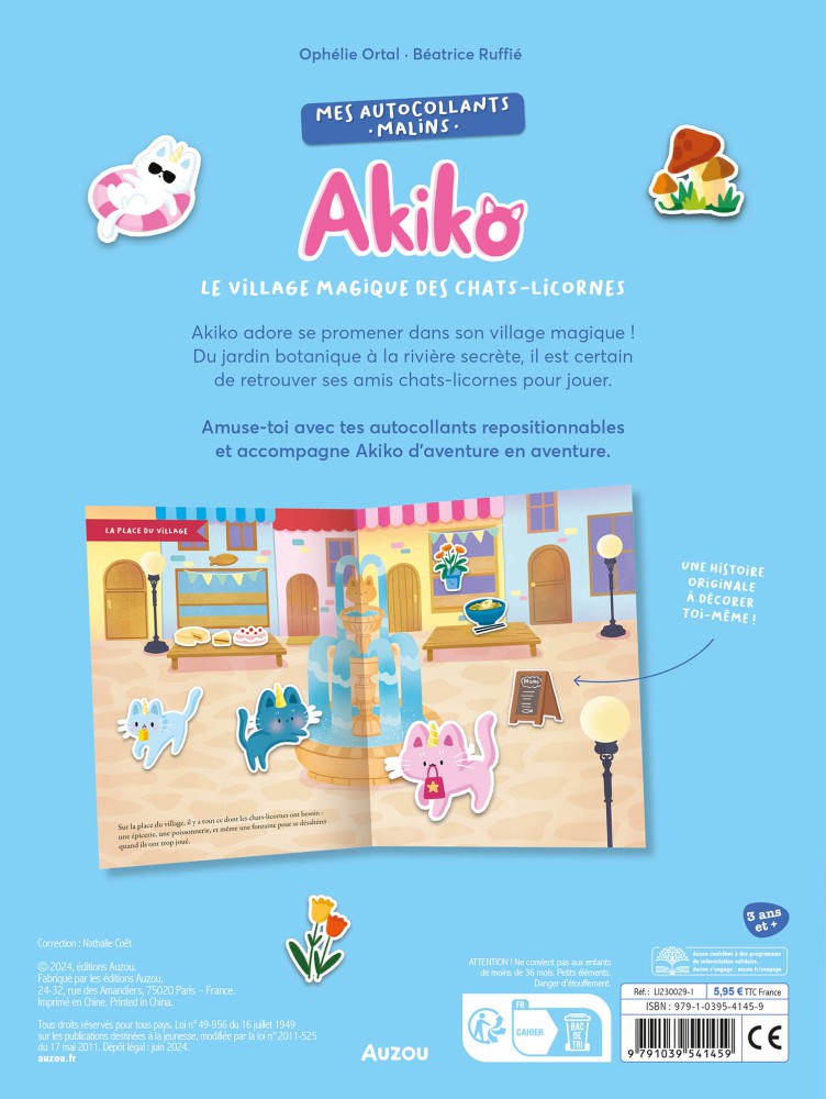Akiko - Le Village Magique Des Chat-Licornes Akiko - Le Village Magique Des Chat-Licornes