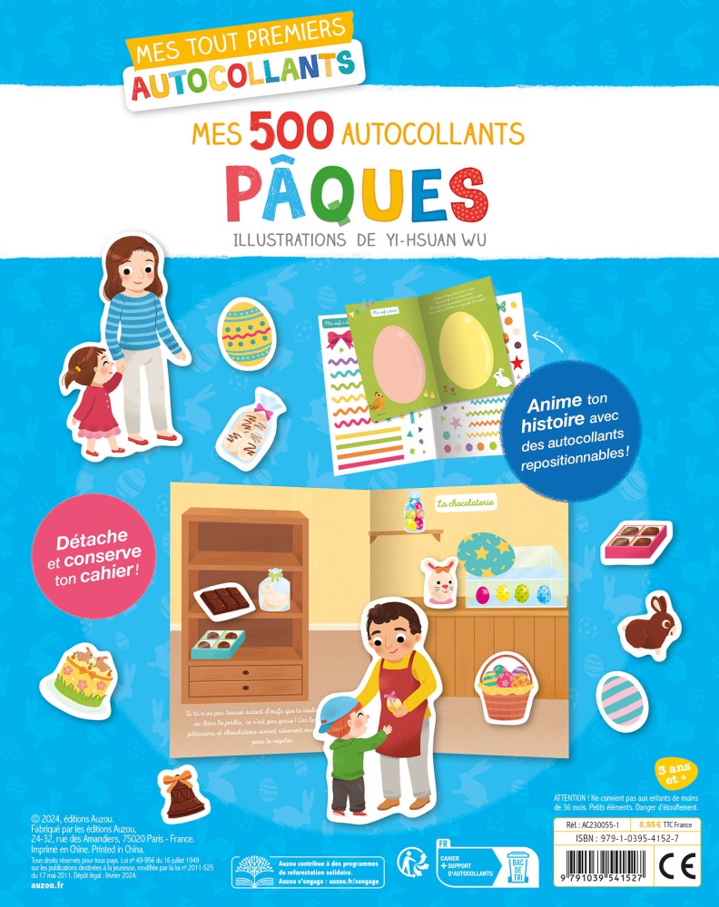 Mes Tout Premiers Autocollants - 500 Autocollants Pâques Mes Tout Premiers Autocollants - 500 Autocollants Pâques