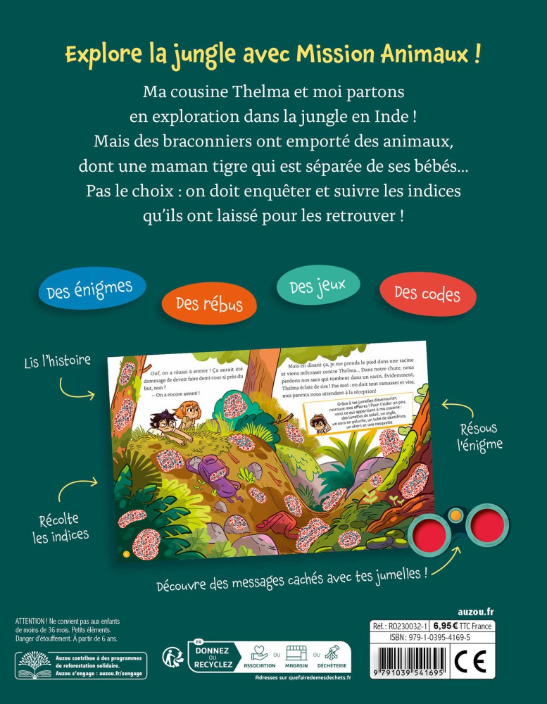 Mon Roman Énigme - Mission Animaux Mon Roman Énigme - Mission Animaux