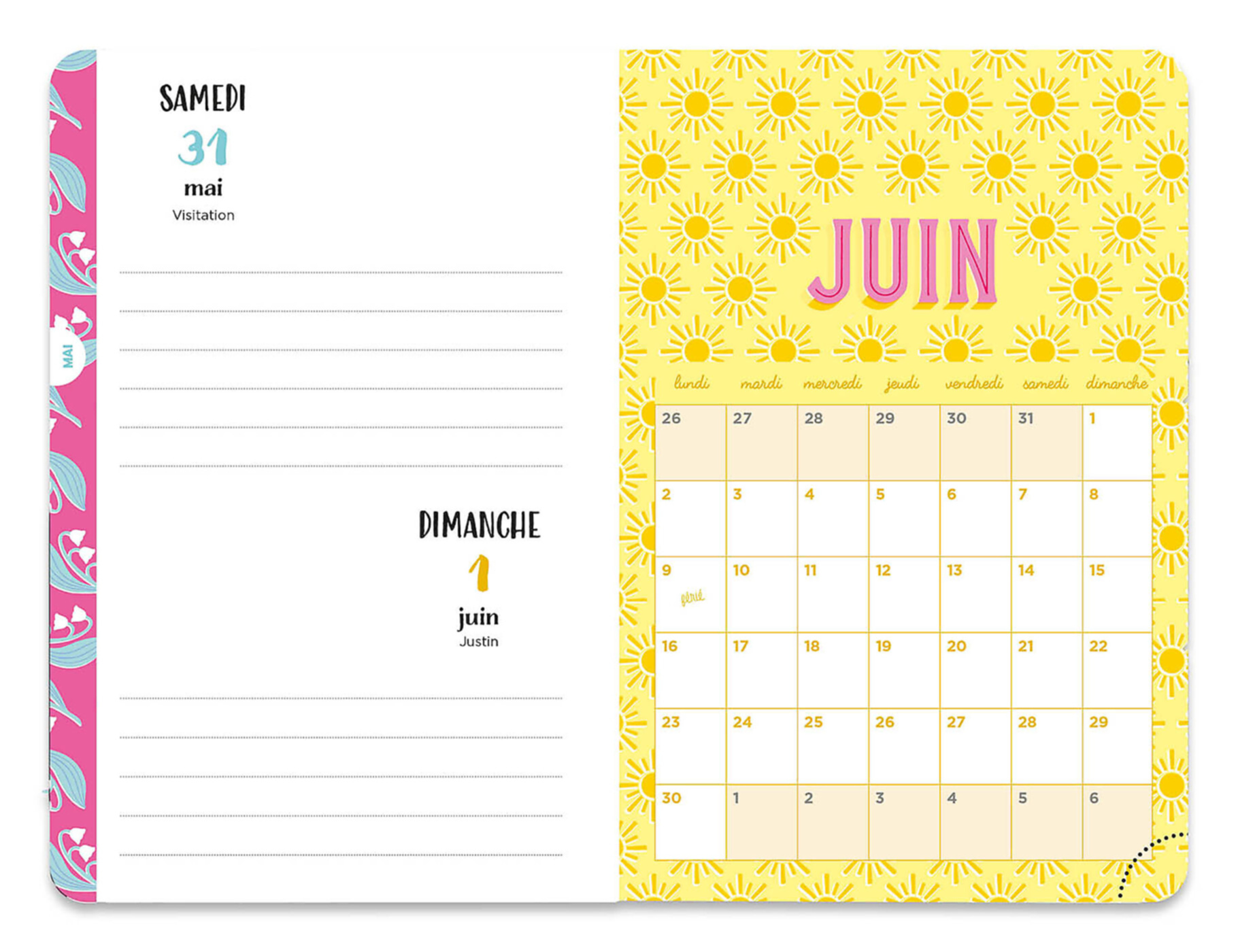 Agenda 2024-2025 - Mon Année Pétillante