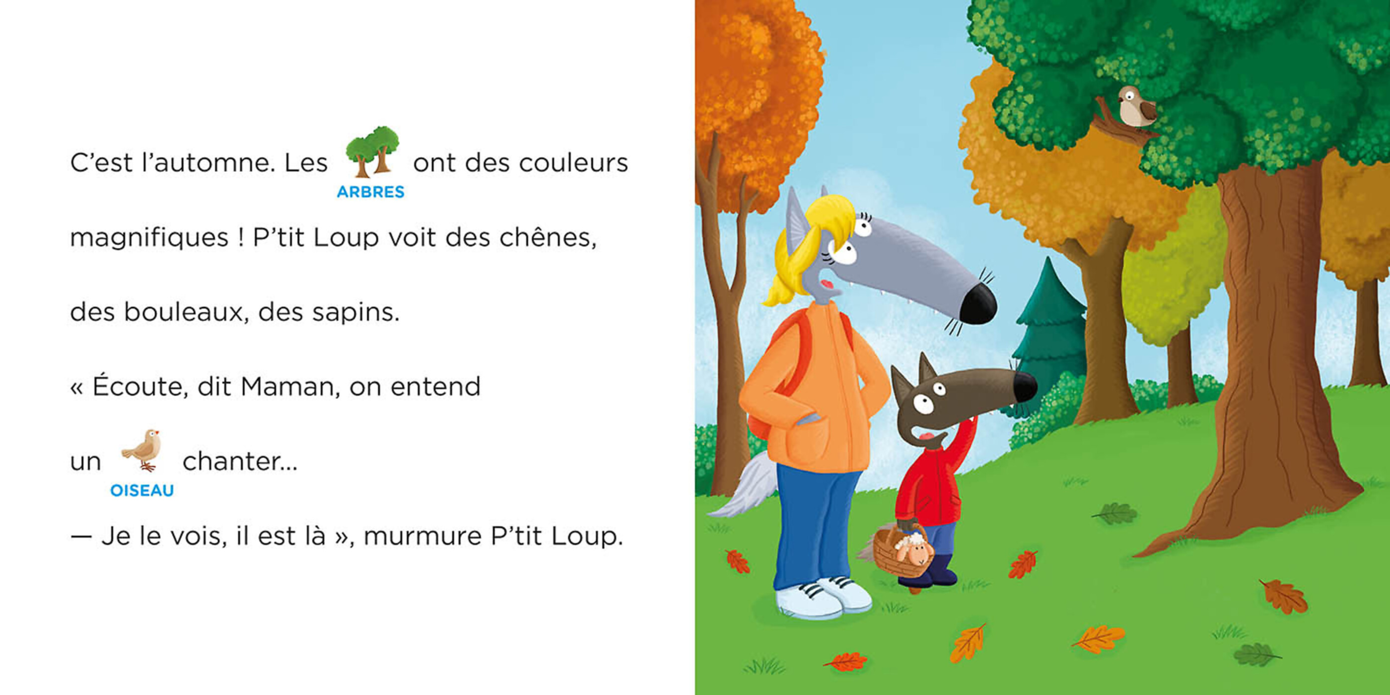 Je Lis Avec Toi - P'tit Loup Se Balade En Forêt