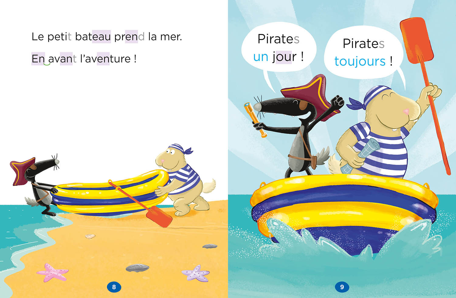 Mes Lectures Du Cp Avec Loup - À L'abordage !