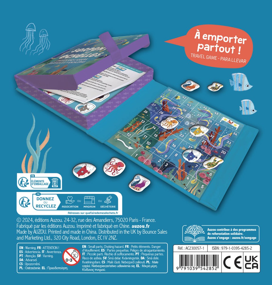 Jeu Magnétique - Serpents Et Échelles Jeu Magnétique - Serpents Et Échelles