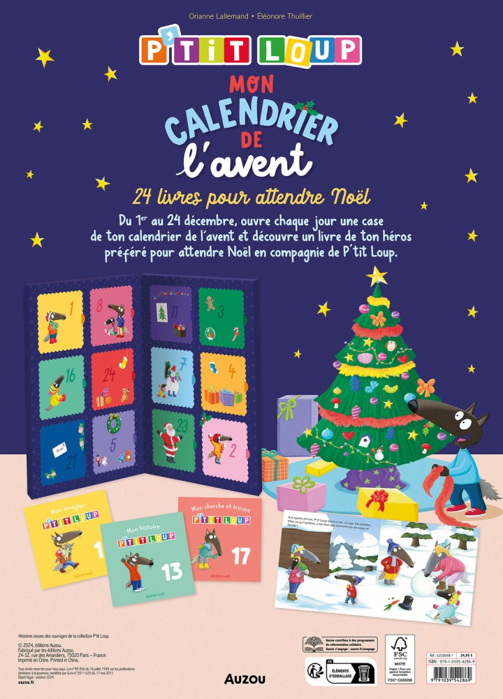 P'tit Loup - Mon Calendrier De L'avent 2024 P'tit Loup - Mon Calendrier De L'avent 2024