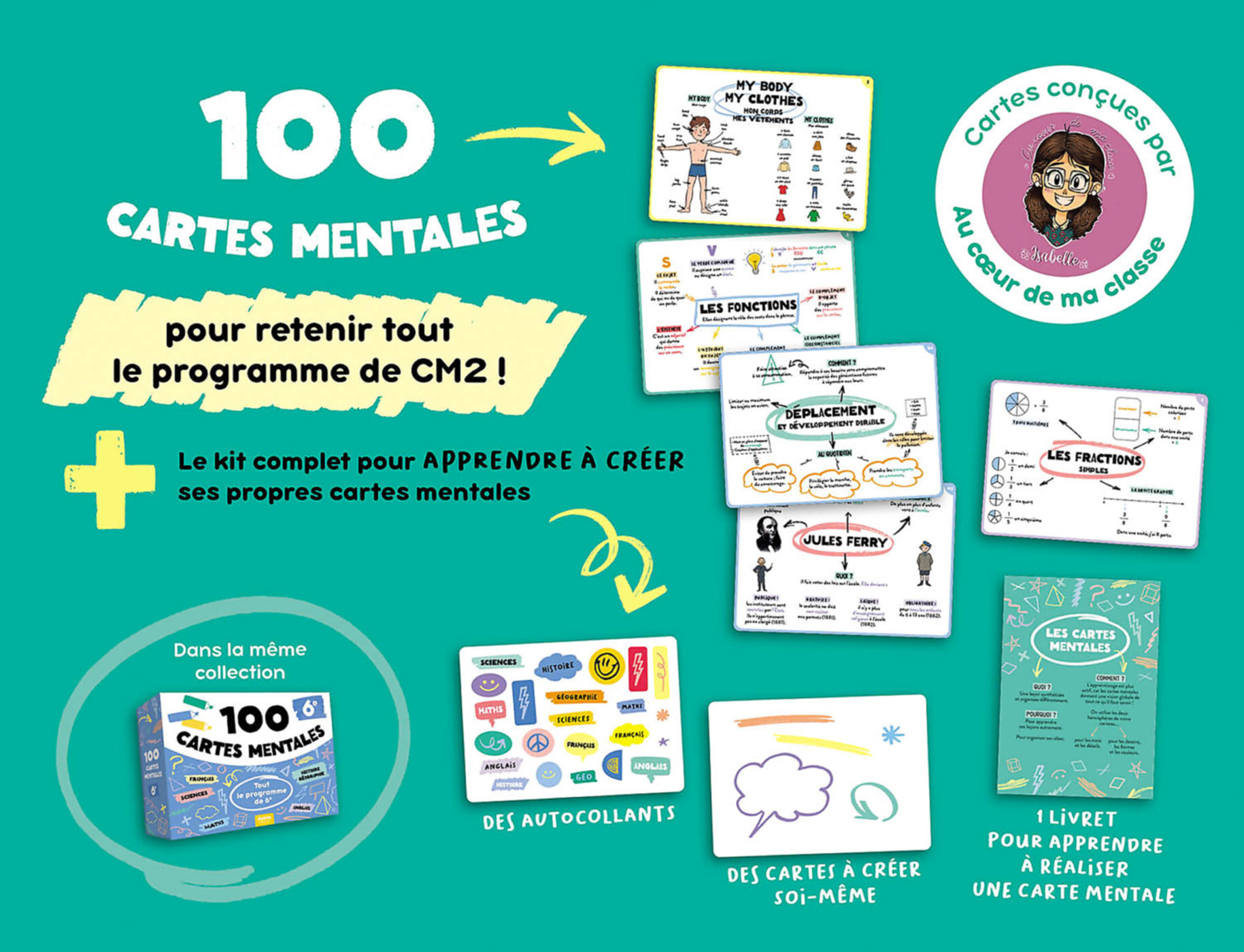 100 Cartes Mentales - Tout Le Programme De Cm2 100 Cartes Mentales - Tout Le Programme De Cm2