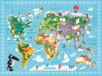 Mon Poster Géant Loup - La Carte Du Monde Mon Poster Géant Loup - La Carte Du Monde