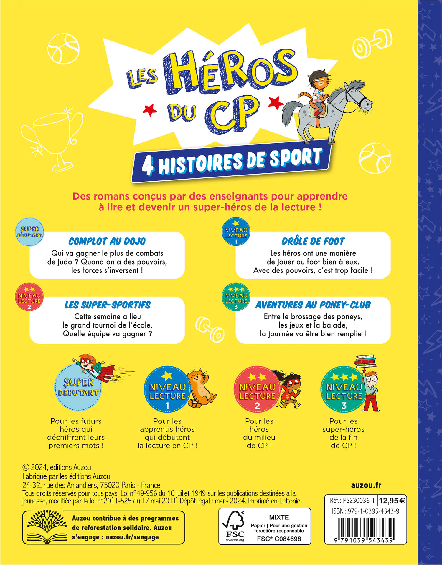 Les Héros Du Cp - 4 Histoires De Sport