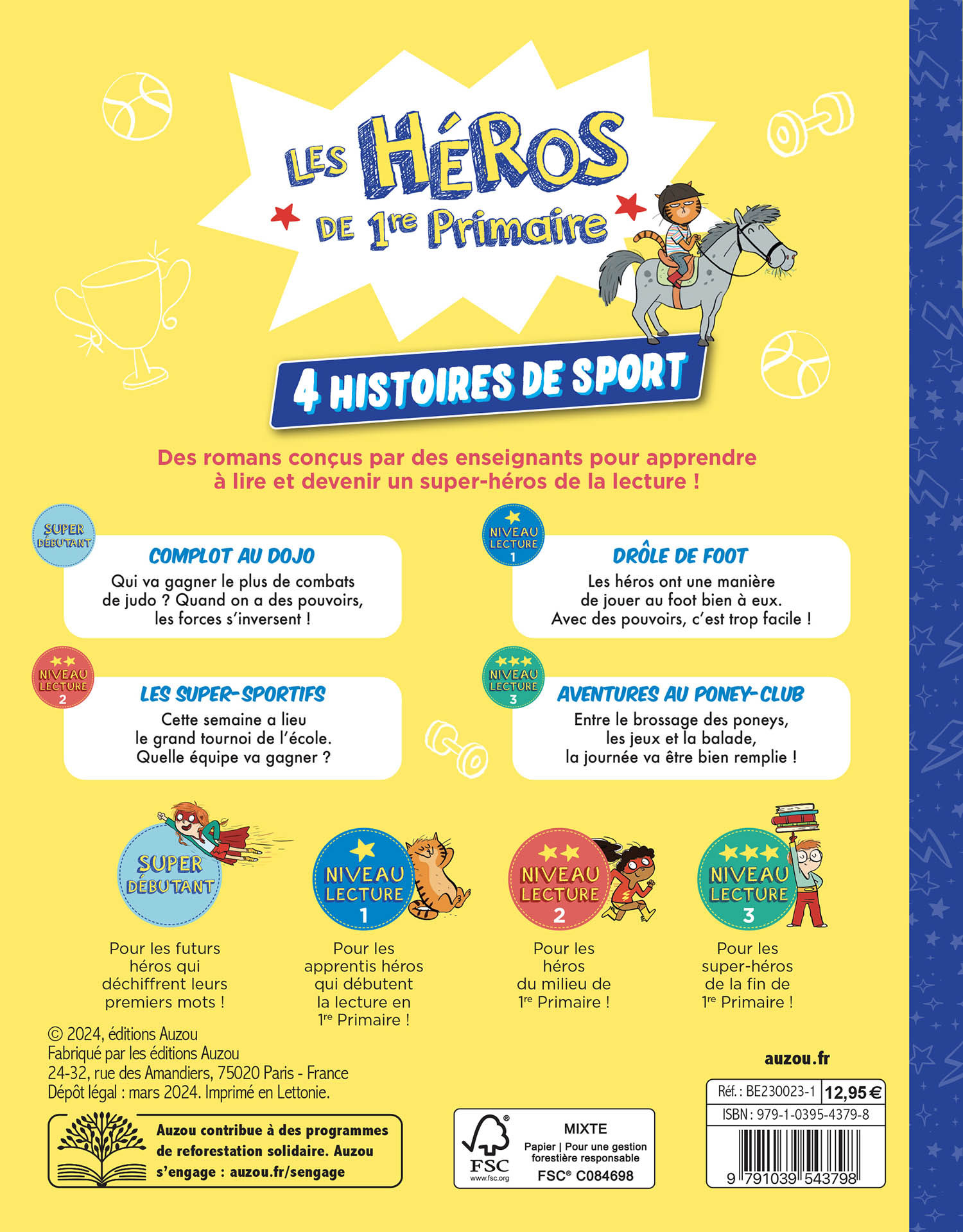 Les Héros De 1Re Primaire - 4 Histoires De Sport Les Héros De 1Re Primaire - 4 Histoires De Sport