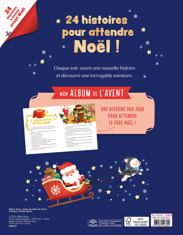 Mon Album De L'avent - Mes 24 Histoires De Noël Mon Album De L'avent - Mes 24 Histoires De Noël