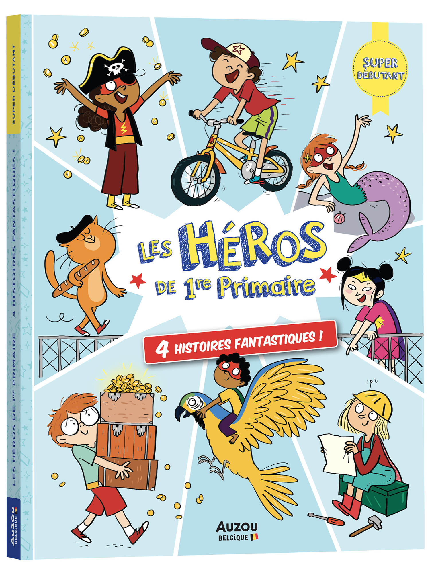 Les Héros De 1Re Primaire - Super Débutant - 4 Histoires Fantastiques ! Les Héros De 1Re Primaire - Super Débutant - 4 Histoires Fantastiques !