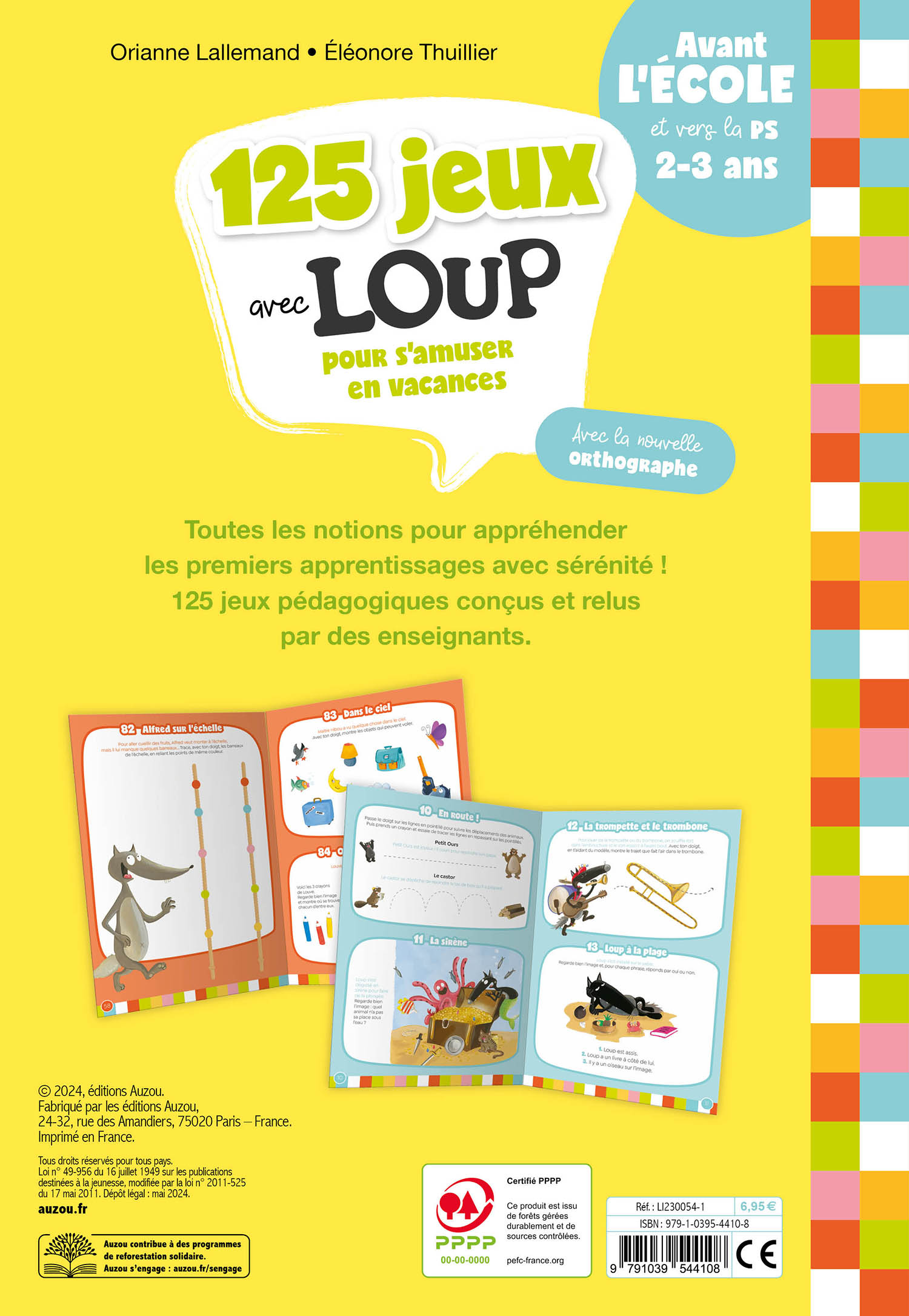 125 Jeux Avec Loup - Avant L'école Et Vers La Ps - 2026