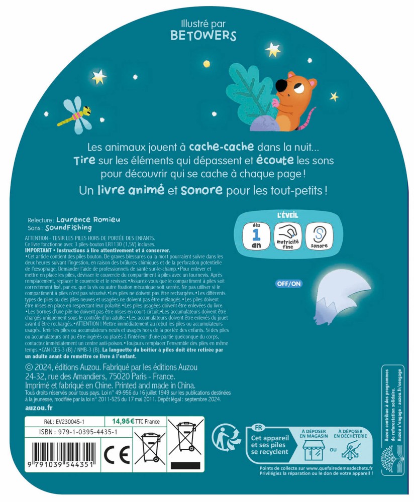 Mon Coucou Sonore - Qui Se Cache Dans La Nuit ? Avec Du Vernis Phosphorescent ! Mon Coucou Sonore - Qui Se Cache Dans La Nuit ? Avec Du Vernis Phosphorescent !