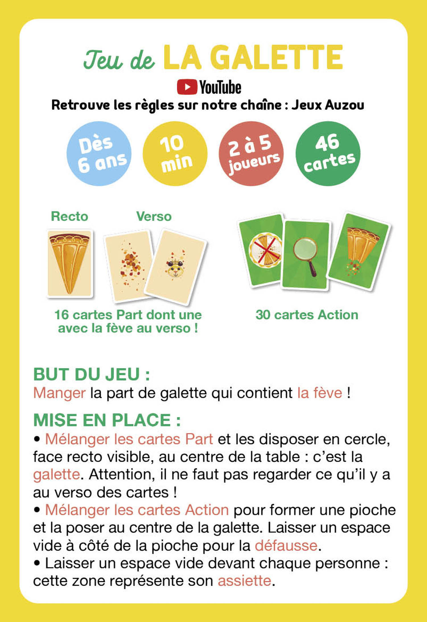 Jeu De Cartes - Jeu De La Galette Jeu De Cartes - Jeu De La Galette