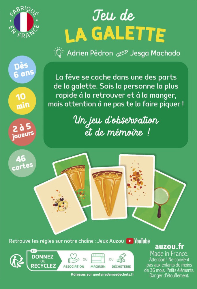 Jeu De Cartes - Jeu De La Galette Jeu De Cartes - Jeu De La Galette