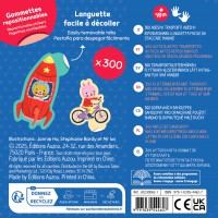 Boîte Métal - 300 Gommettes - Les Transports