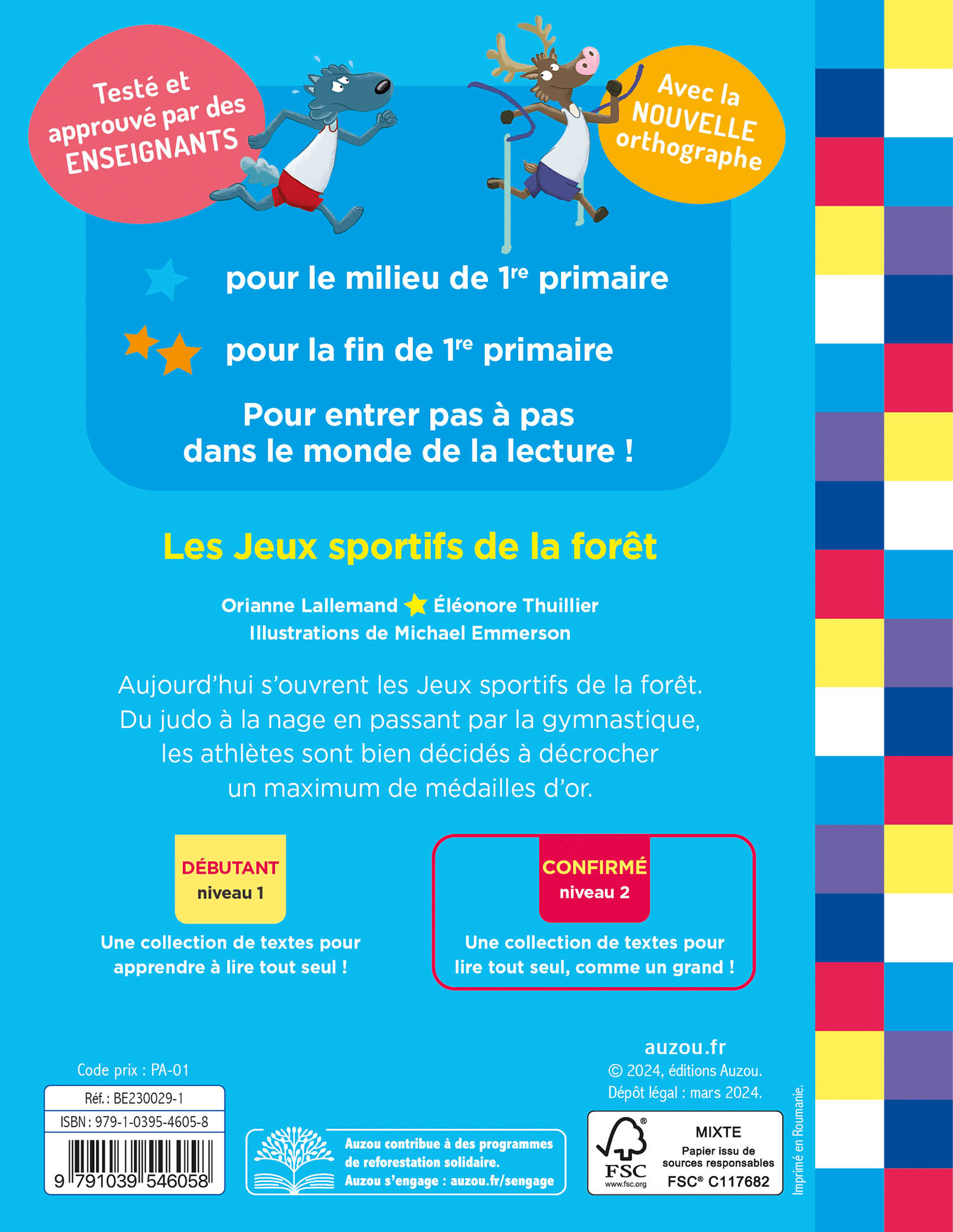 Mes Lectures De 1Re Primaire Avec Loup - Les Jeux Sportifs De La Forêt