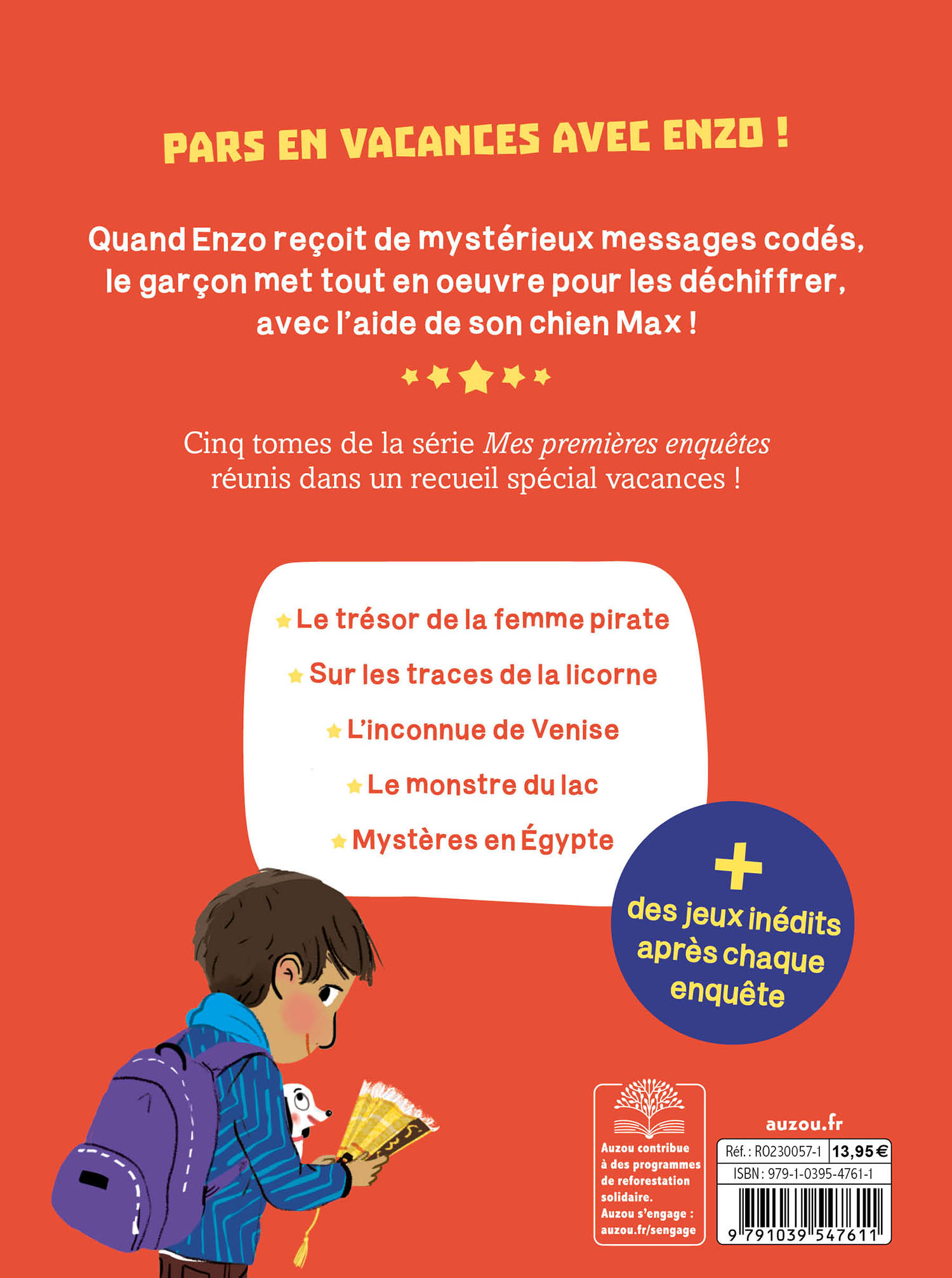 Mes Premières Enquêtes En Vacances - 5 Histoires Et Des Jeux