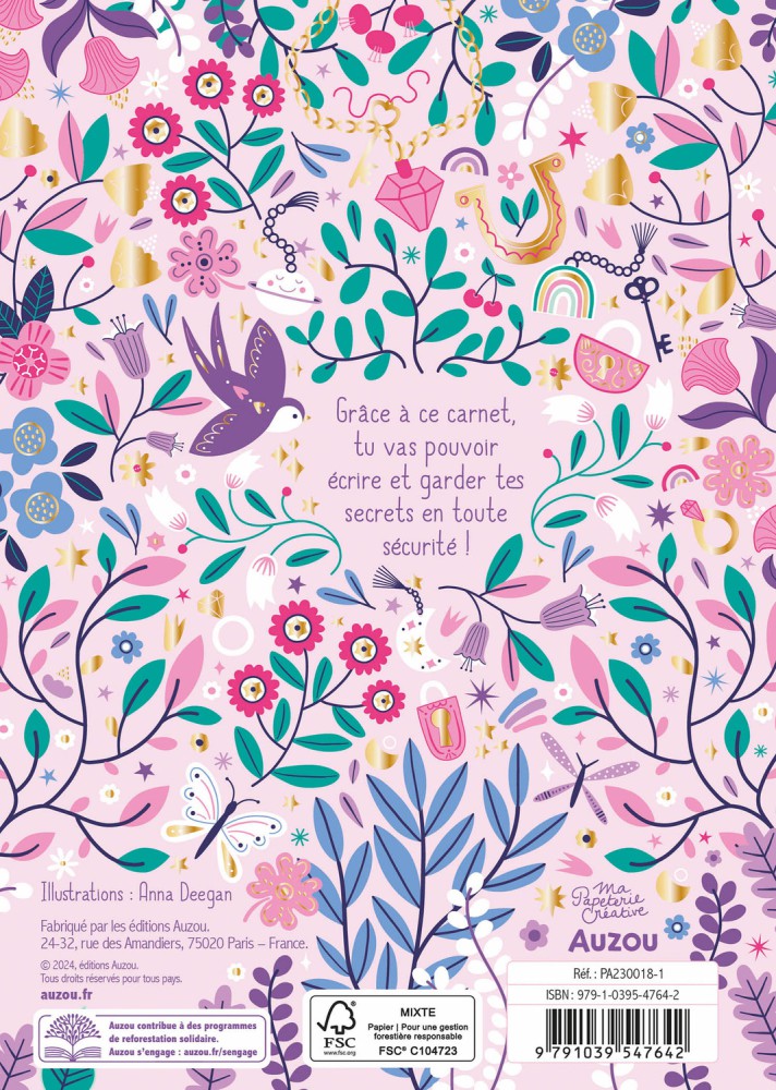 Mon Carnet Secret Bijou Porte-Bonheur