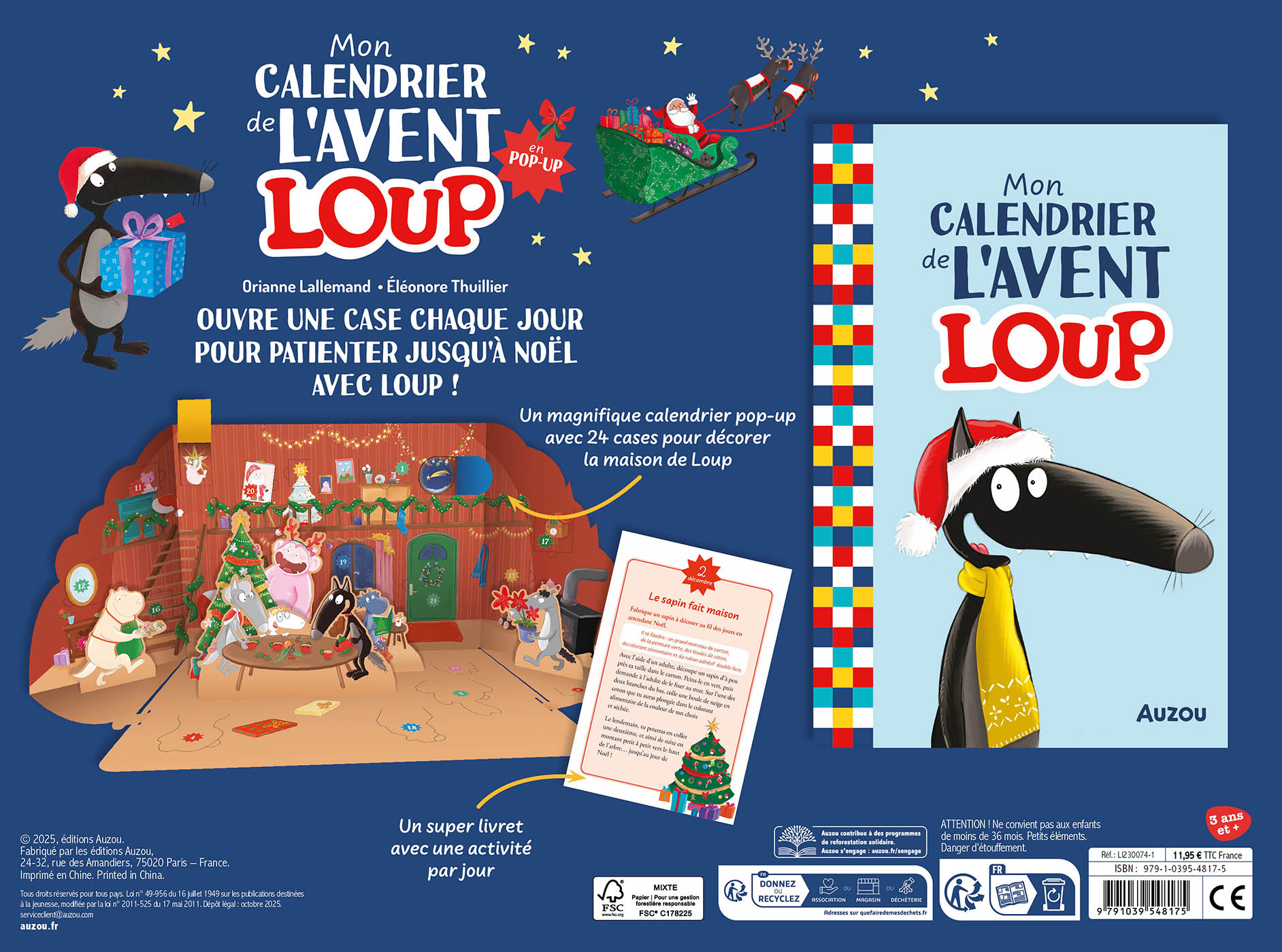 Mon Calendrier De L'avent Loup Mon Calendrier De L'avent Loup