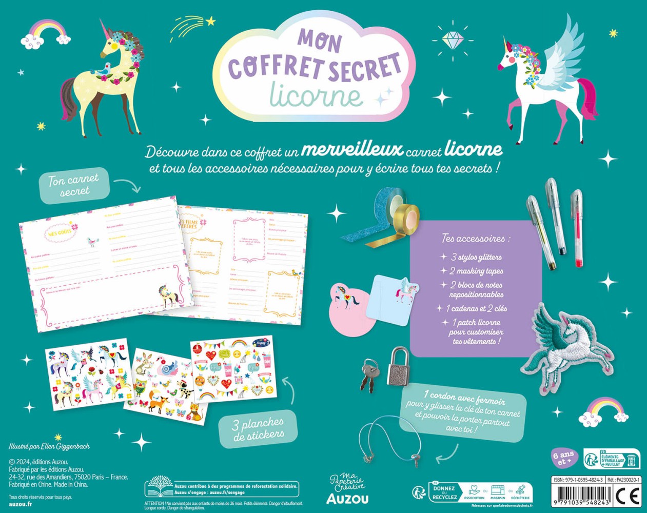 Mon Coffret Secret Licorne Mon Coffret Secret Licorne