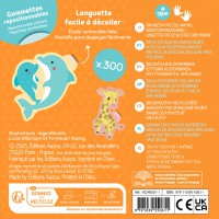 Boîte Métal - 300 Gommettes Bébés Animaux