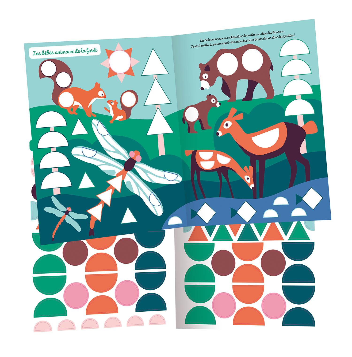 Mes Tout Premiers Autocollants - 1000 Premières Gommettes Formes Bébés Animaux